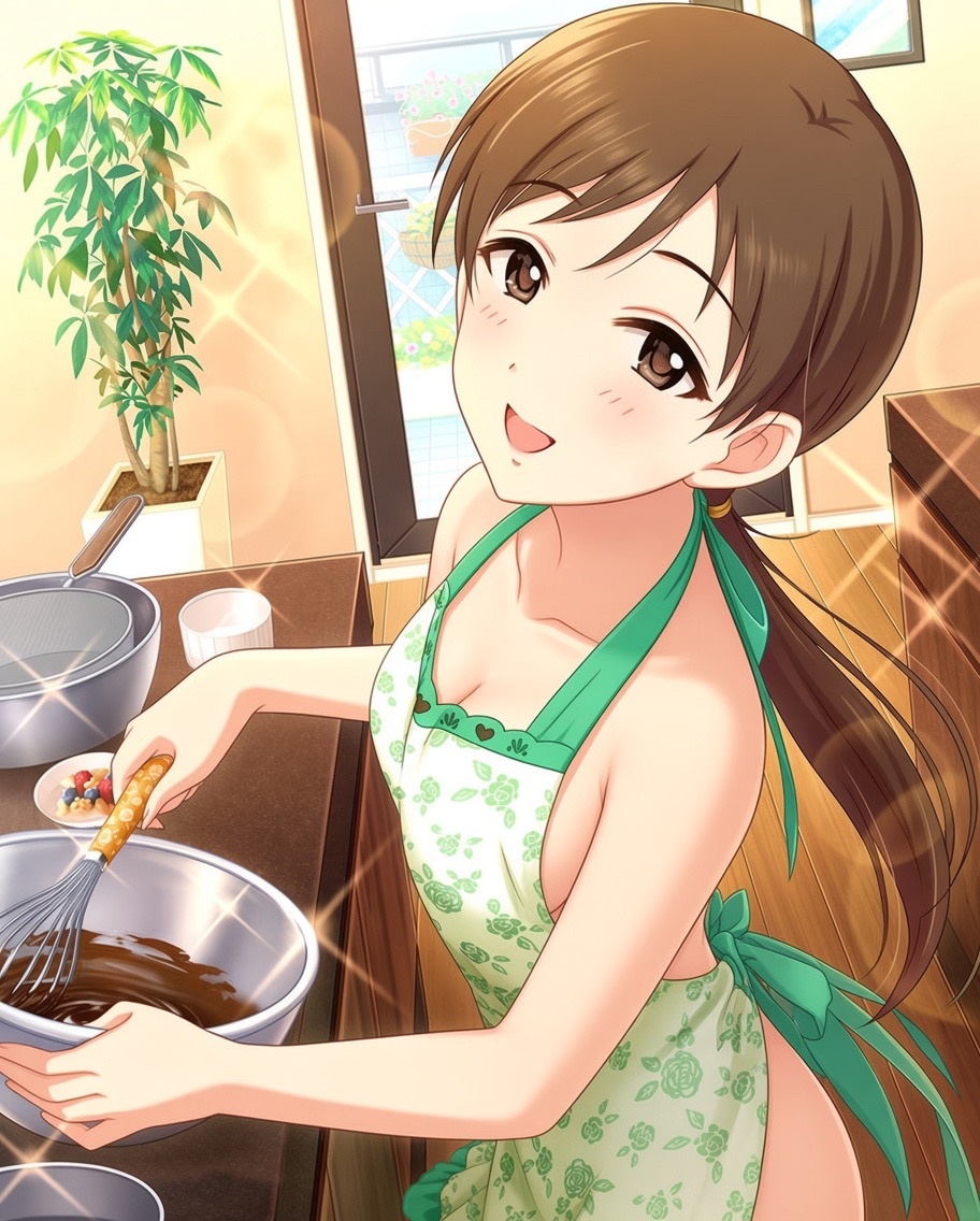 【デレステ】Grokくん裸エプロンをあっさり通す！？「えっちじゃない」判定の謎ｗ