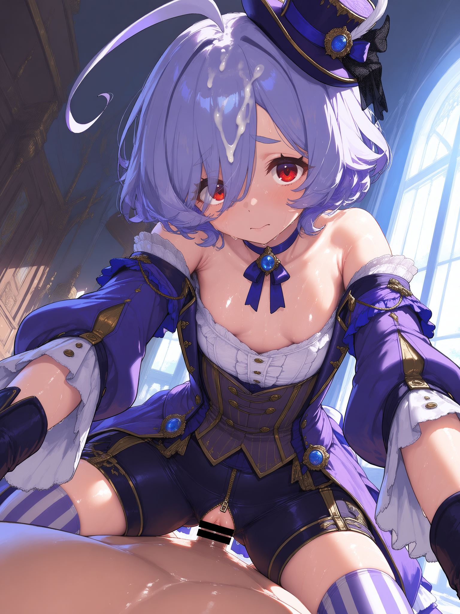 レンガとミンチとミルクで女の子作ってみた、その表情がまた...